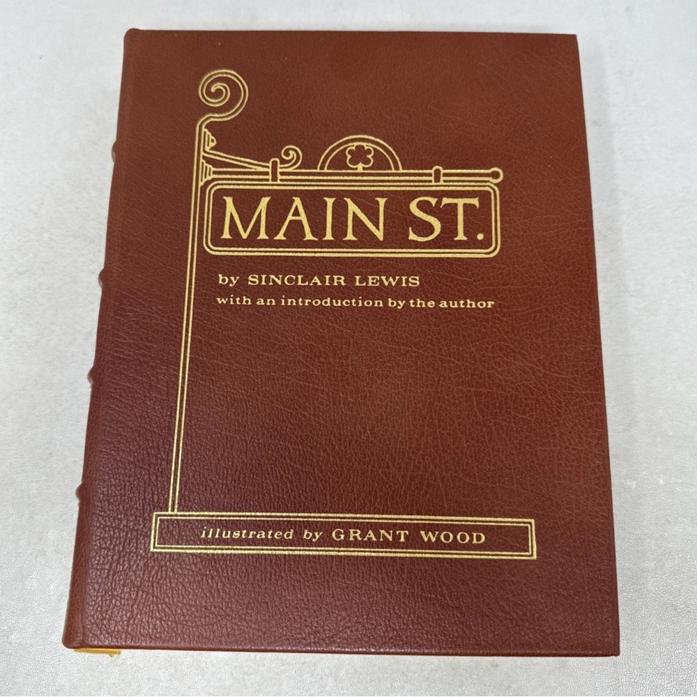 EASTON PRESS “MAIN ST.” by Sinclair Lewis leather Book